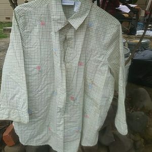 Alfred Dunner womens botton shirt